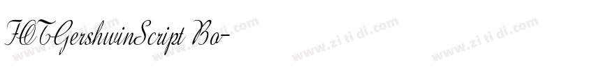 FOTGershwinScript Bo字体转换 FOTGershwinScript Bo字体转换